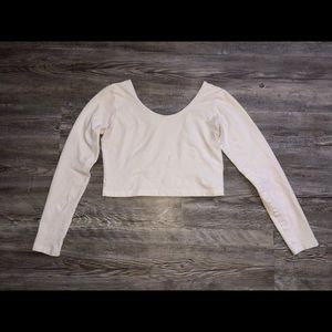 White crop top